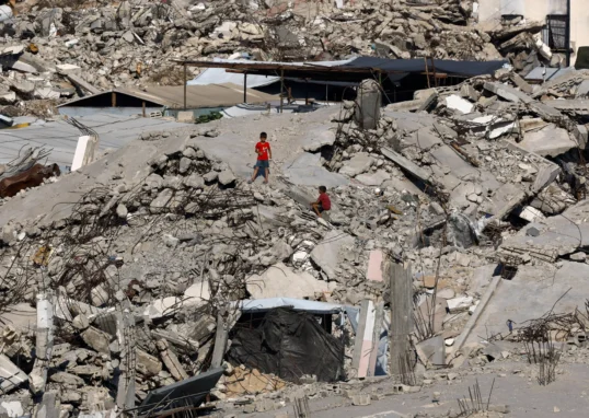 Gaza residential building collapse